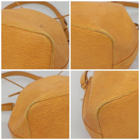 LOUIS VUITTON Epi Petit Noe Shoulder Bag Yellow M44109 LV Auth 130203 - Picture 14 of 16